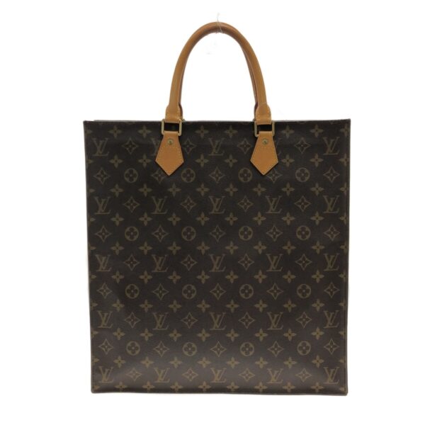 37319755 3 Louis Vuitton Sac Plat Handbag Monogram Canvas