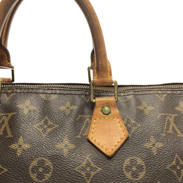 37319880 10 Louis Vuitton Speedy 35 Handbag Monogram Canvas