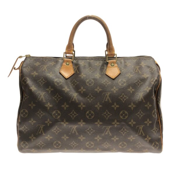 37319880 3 Louis Vuitton Speedy 35 Handbag Monogram Canvas