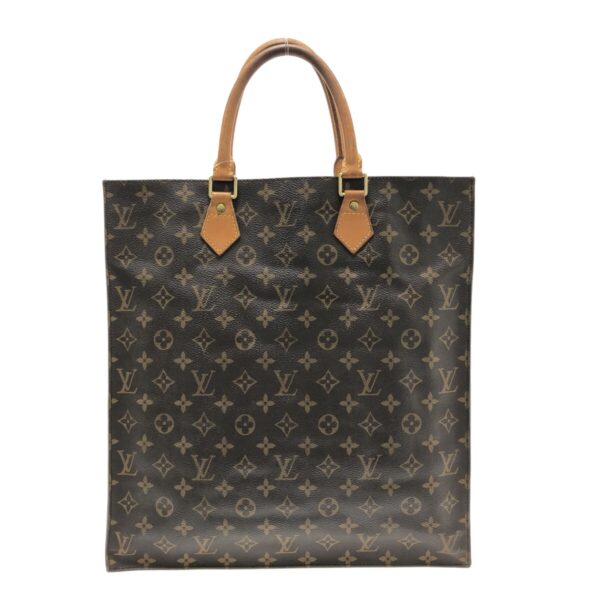 37319934 1 Louis Vuitton Sac Plat Handbag Monogram Canvas