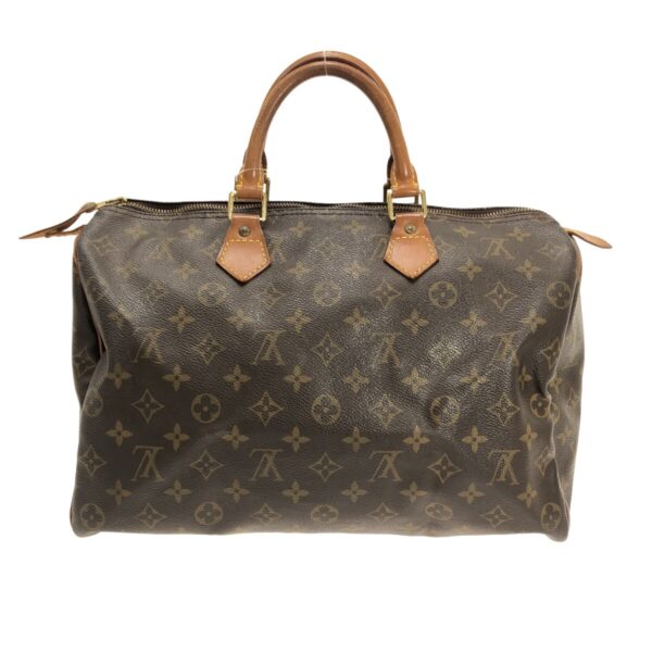 37320210 3 Louis Vuitton Speedy 35 Handbag Monogram Canvas