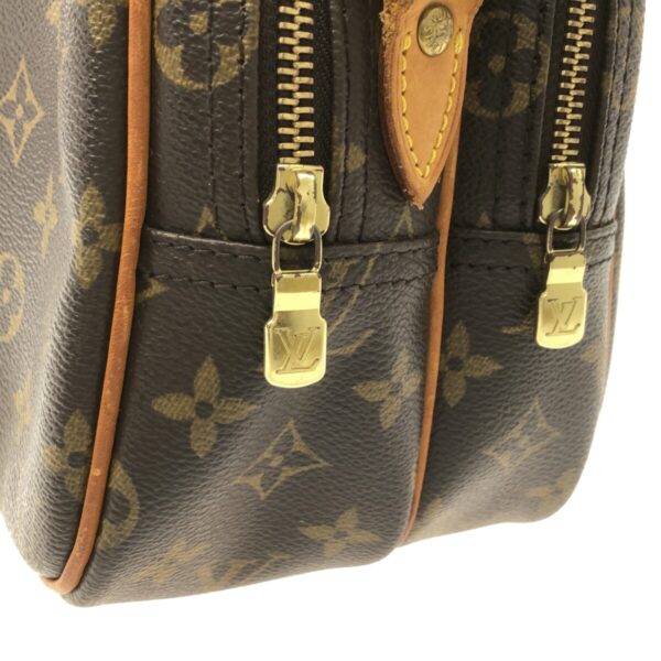 37320679 11 Louis Vuitton Reporter PM Shoulder Bag Monogram Canvas Brown Leather