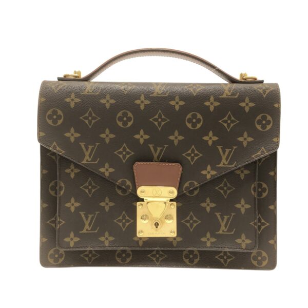 37320757 1 Louis Vuitton Monceau Handbag Monogram Canvas