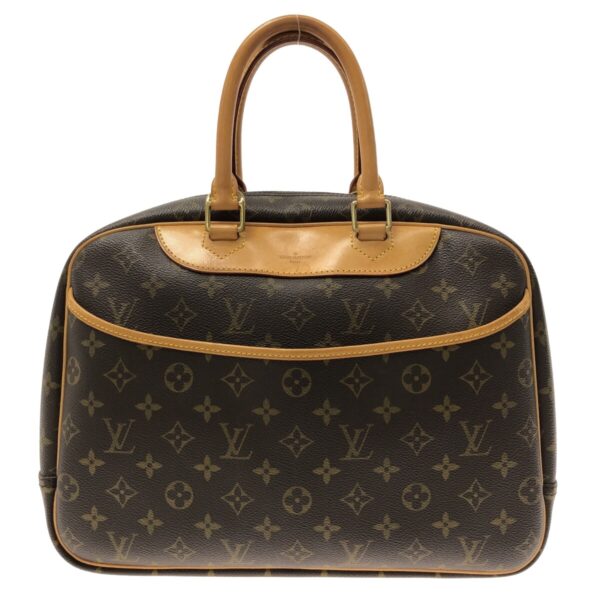 37320874 1 Louis Vuitton Deauville Handbag Monogram Canvas