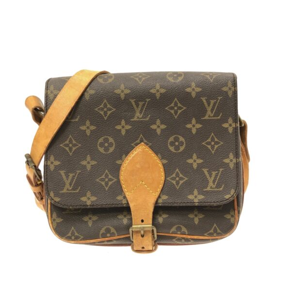 37320912 1 Louis Vuitton Cartesier MM Shoulder Bag Monogram Canvas