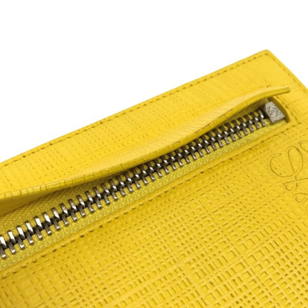 37322510 10 Loewe T Pouch Clutch Bag Leather Yellow