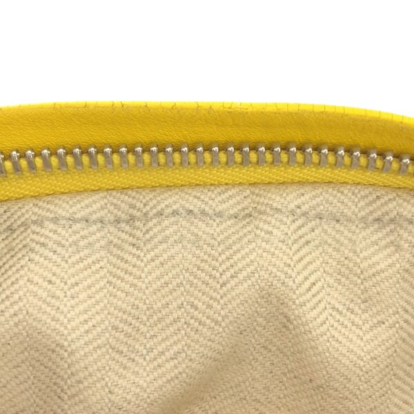 37322510 12 Loewe T Pouch Clutch Bag Leather Yellow