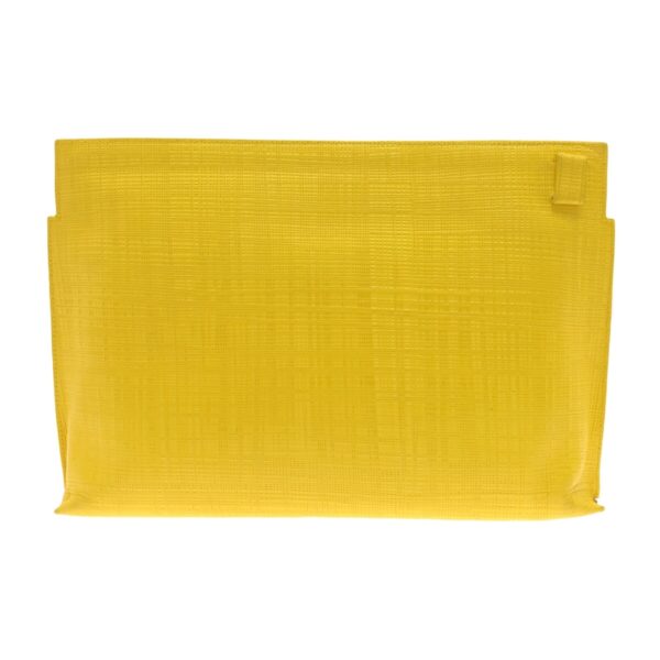 37322510 3 Loewe T Pouch Clutch Bag Leather Yellow