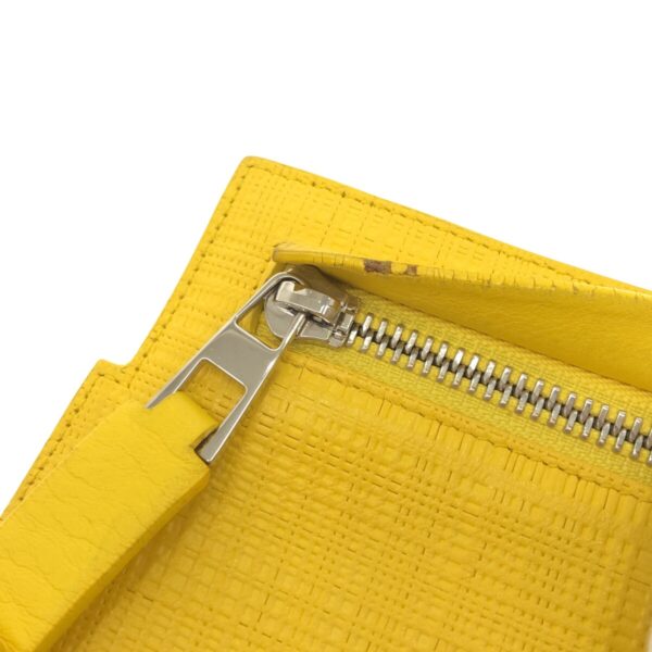 37322510 8 Loewe T Pouch Clutch Bag Leather Yellow