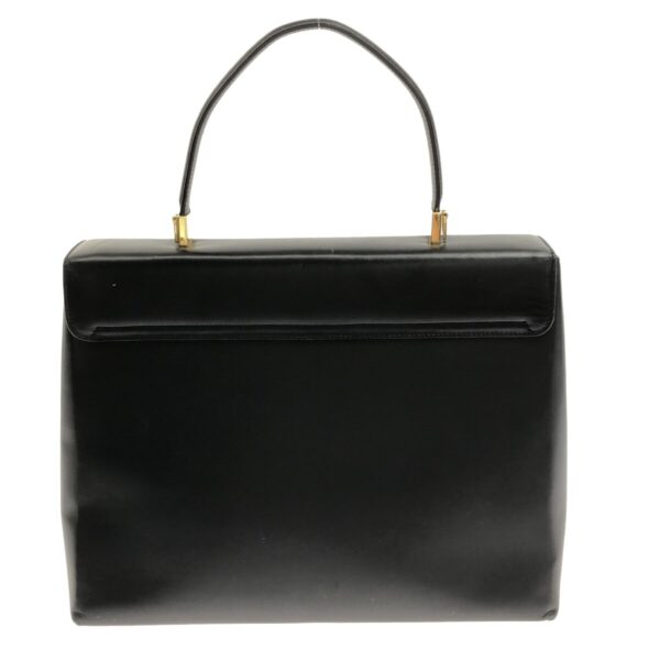 37322529 3 Salvatore Ferragamo Gancini Handbag Black Leather