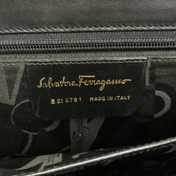 37322529 7 Salvatore Ferragamo Gancini Handbag Black Leather