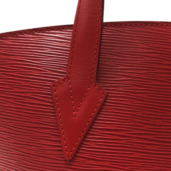 37323385 10 Louis Vuitton Saint Jacques Shoulder Bag Castilian Red Leather