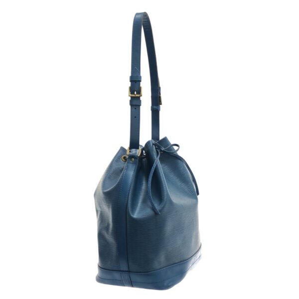 37323577 2 Louis Vuitton Noe Shoulder Bag Toledo Blue Leather