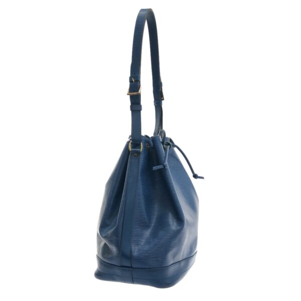 37323578 2 Louis Vuitton Noe Shoulder Bag Toledo Blue Leather