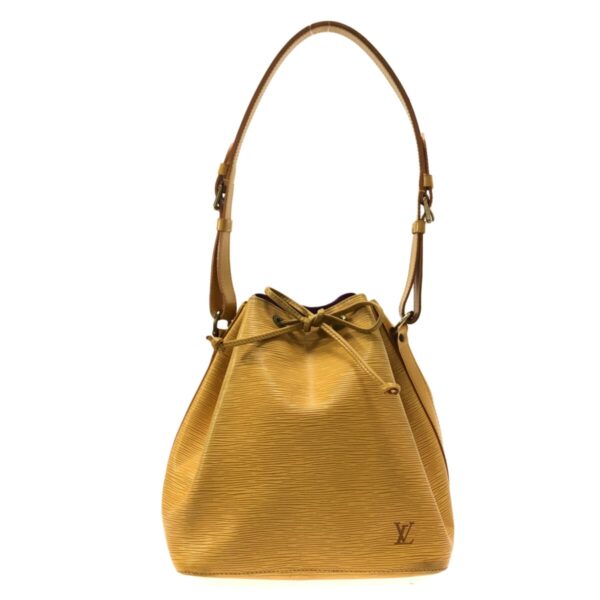 37323582 1 Louis Vuitton Petit Noe Shoulder Bag Jaune Leather