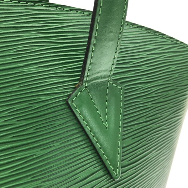 37323598 10 Louis Vuitton Saint Jacques Shopping Shoulder Bag Borneo Green Leather