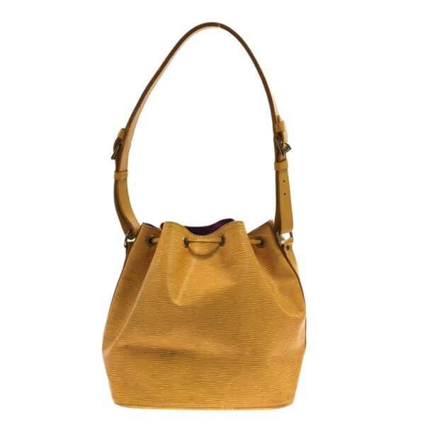 37323610 3 Louis Vuitton Petit Noe Shoulder Bag Jaune Leather