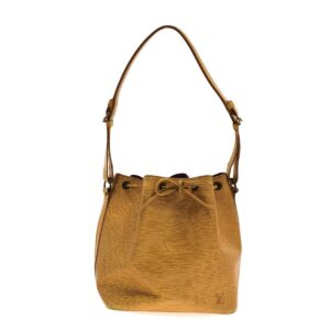 37323611 1 Fendi Mamma Bucket Nappa Leather Yellow Shoulder Bag