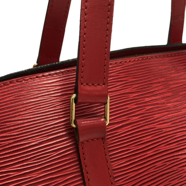 37323657 10 Louis Vuitton Soufflot Handbag Castilian Red Leather