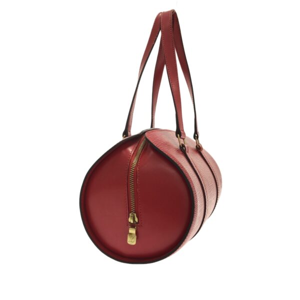 37323657 2 Louis Vuitton Soufflot Handbag Castilian Red Leather