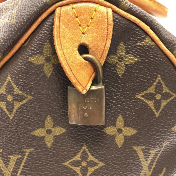 37324700 12 Louis Vuitton Speedy 35 Handbag Monogram Canvas