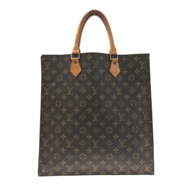 37324710 3 Louis Vuitton Sac Plat Handbag Monogram Canvas