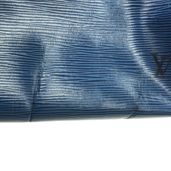 37325090 12 Louis Vuitton Speedy 25 Handbag Toledo Blue Leather