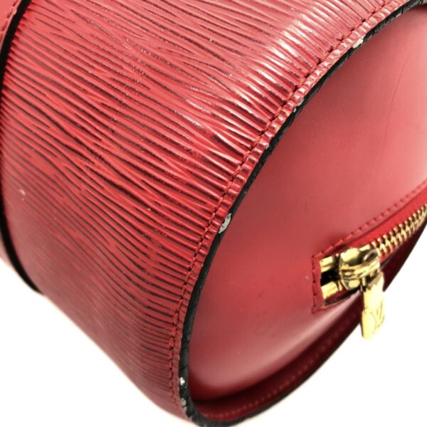 37325673 5 Louis Vuitton Soufflot Handbag Castilian Red Leather