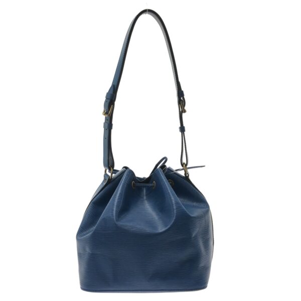 37325729 3 Louis Vuitton Petit Noe Shoulder Bag Toledo Blue Leather