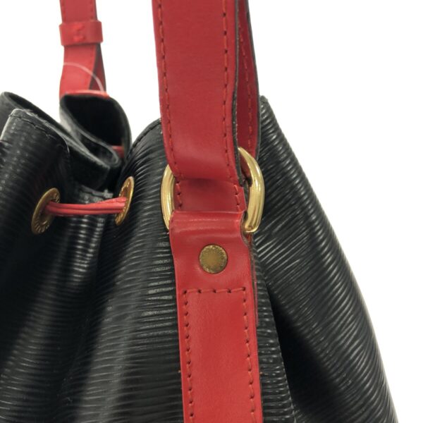 37325732 10 Louis Vuitton Noe Shoulder Bag Bicolor Noir Castilian Red Leather