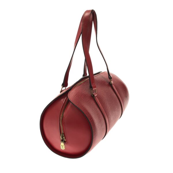 37325747 2 Louis Vuitton Soufflot Handbag Castilian Red Leather