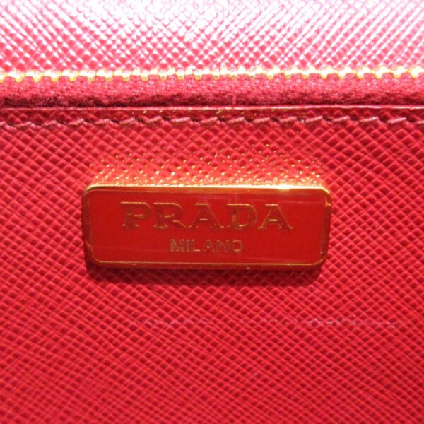 37326689 5 Prada Wallet Shoulder Wallet Saffiano Leather Red