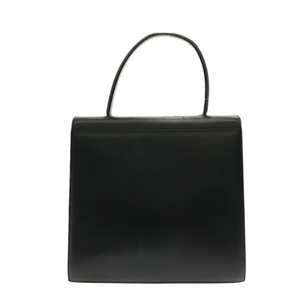 37349972 3 Salvatore Ferragamo Gancini Handbag Black Leather