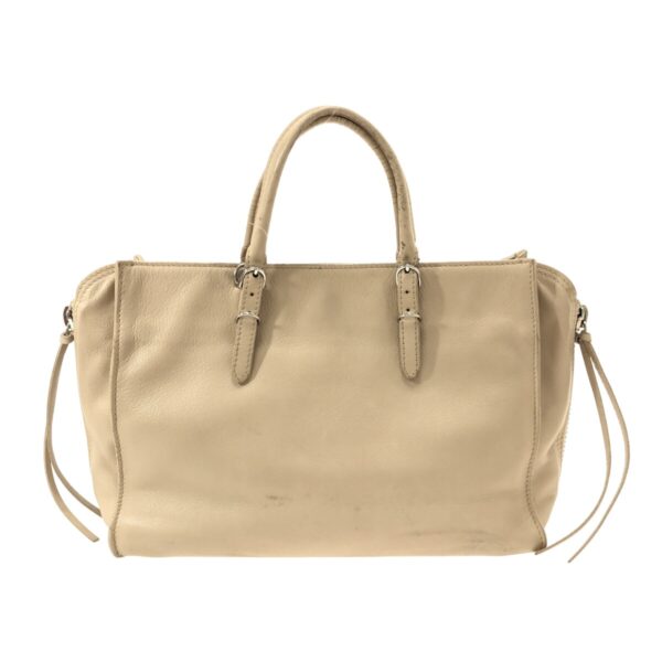 37380134 3 Balenciaga Paper A6 Tote Bag Leather Beige