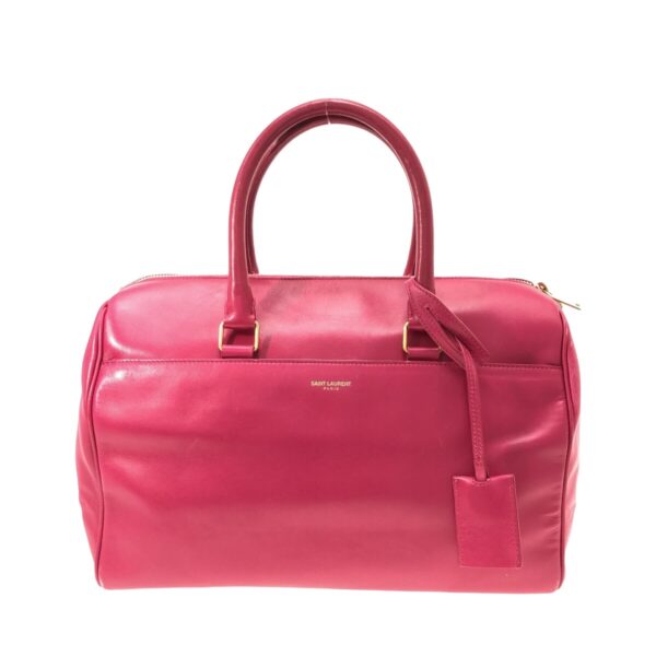 37380136 1 Saint Laurent Paris Duffle Handbag Leather Pink