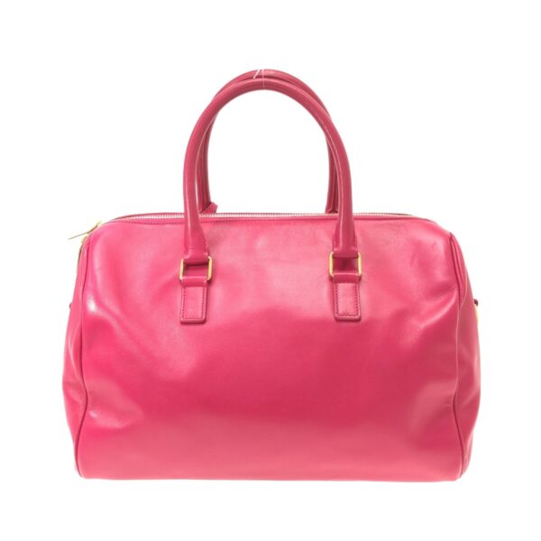 37380136 3 Saint Laurent Paris Duffle Handbag Leather Pink