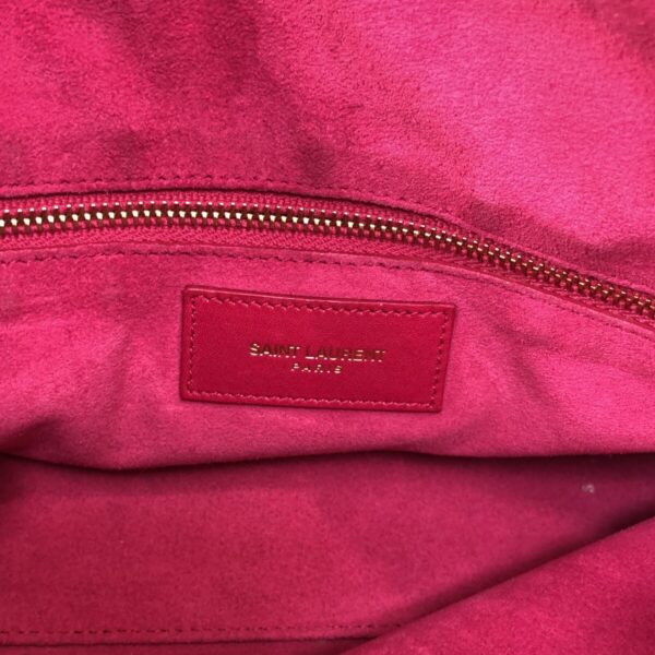 37380136 7 Saint Laurent Paris Duffle Handbag Leather Pink