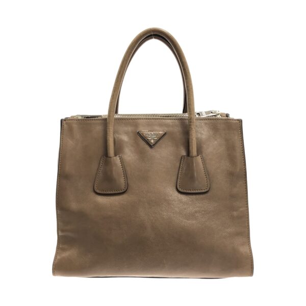 37380145 1 Prada Tote Bag Leather Brown