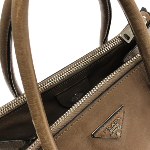 37380145 10 Prada Tote Bag Leather Brown