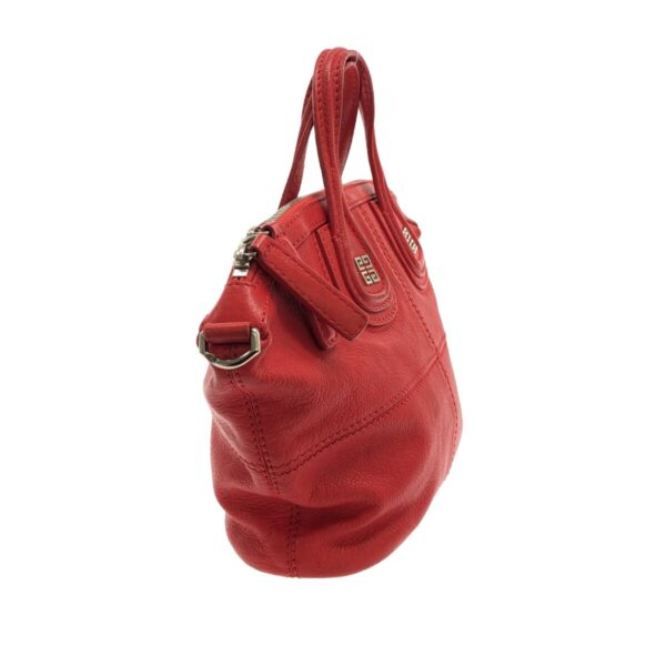 37380156 2 Givenchy Nightingale Handbag Leather Red