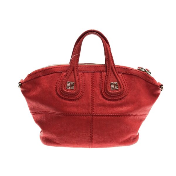 37380156 3 Givenchy Nightingale Handbag Leather Red