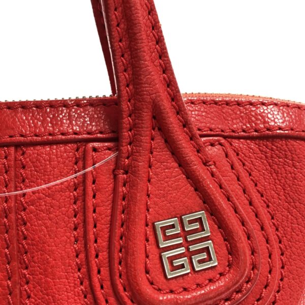 37380156 9 Givenchy Nightingale Handbag Leather Red