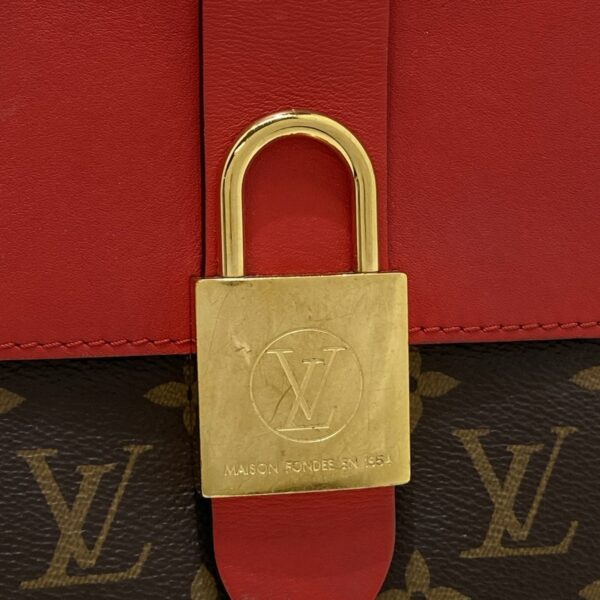 37393578 18 Louis Vuitton Locky BB Handbag Coquelico Leather