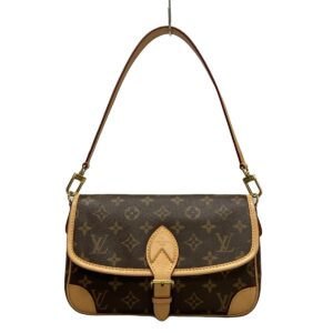 37393838 1 Louis Vuitton Flannery 45 Monogram Shoulder Bag Brown