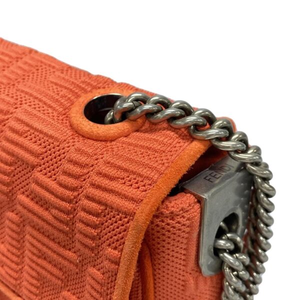 37393853 19 Fendi Baguette Chain Midi Shoulder Bag Chain Orange