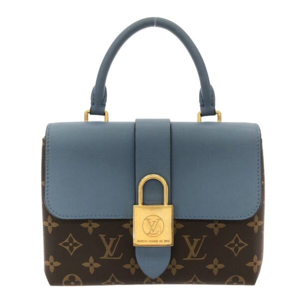 37394595 1 Louis Vuitton Locky BB Handbag Blue Jean Monogram Canvas Leather