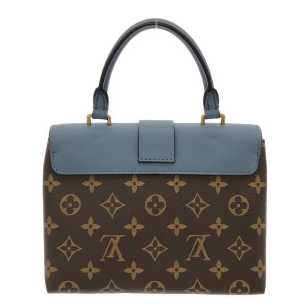 37394595 3 Louis Vuitton Locky BB Handbag Blue Jean Monogram Canvas Leather