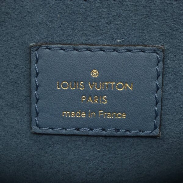 37394595 7 Louis Vuitton Locky BB Handbag Blue Jean Monogram Canvas Leather