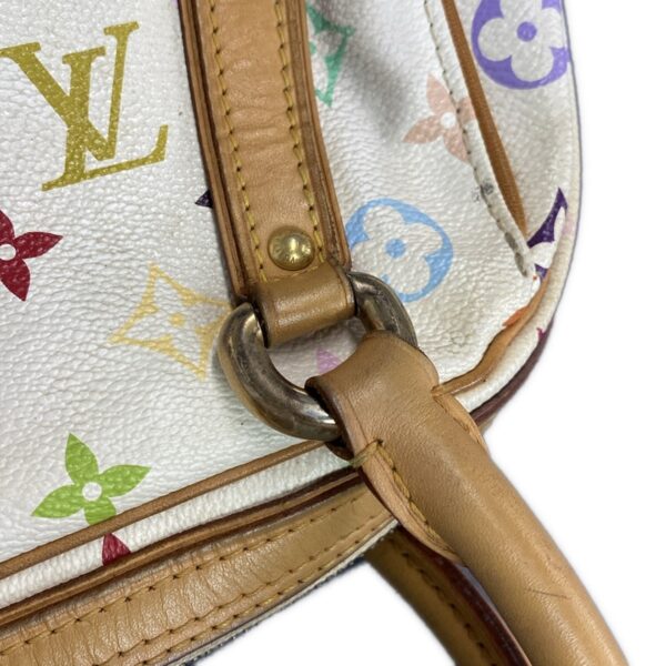 37395176 16 Louis Vuitton Priscilla Handbag Painted Bronze Synthetic Leather