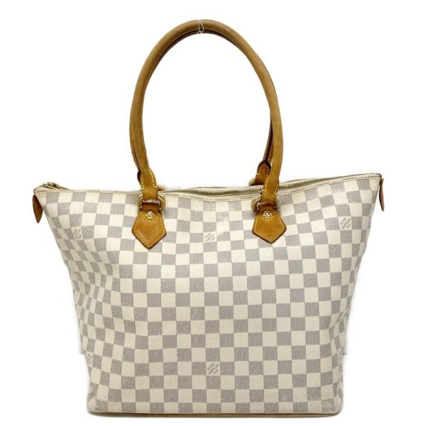 37396196 1 Louis Vuitton Saleya MM Handbag Damier Canvas Azure